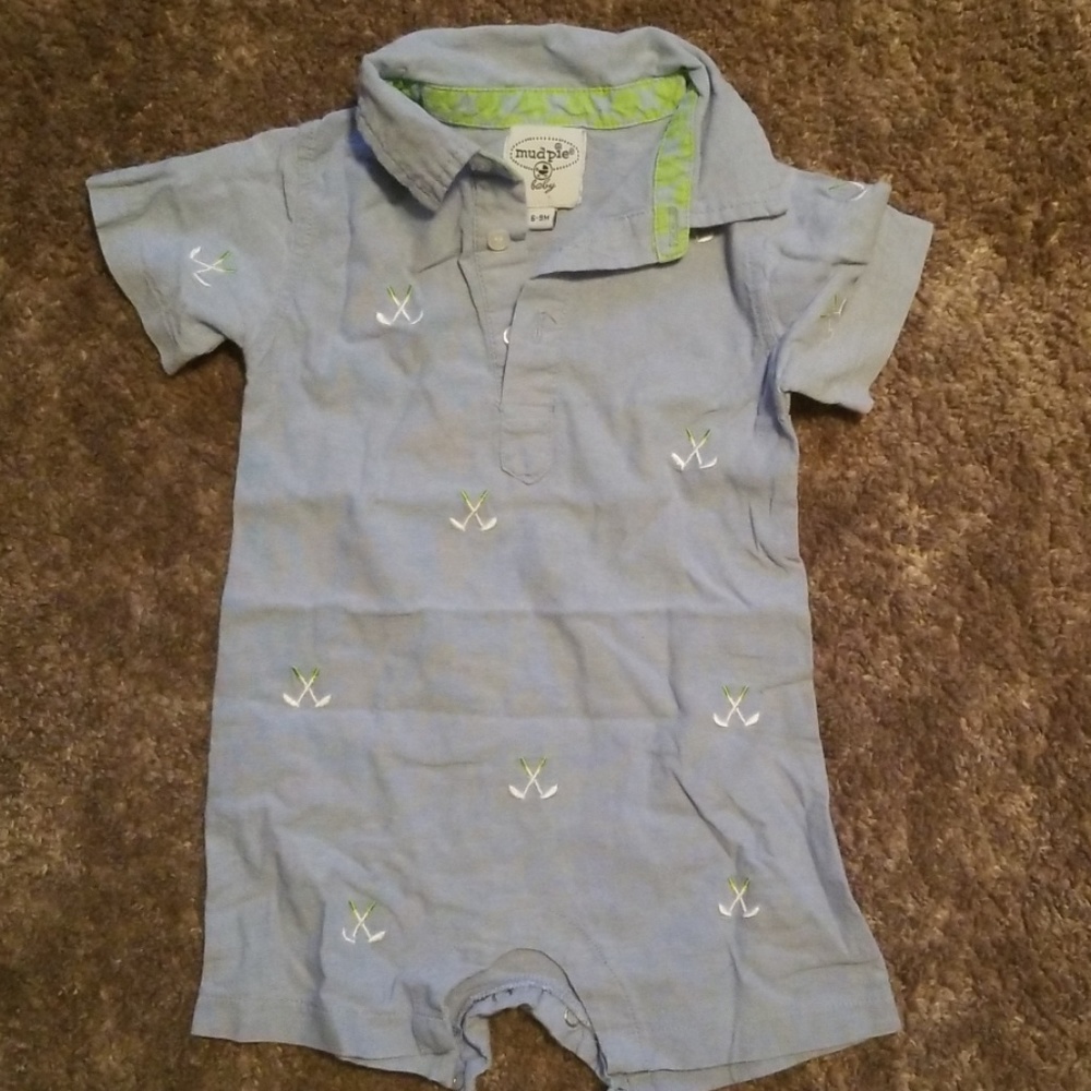 Mud Pie Golf Romper